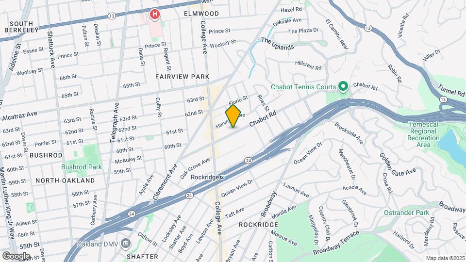 6135 Chabot Rd Map and Location Details