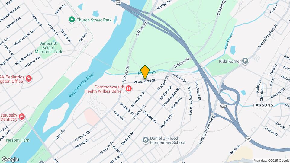 74 W Chestnut St Map and Location Details