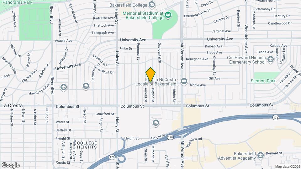 2824 Baylor St Map and Location Details