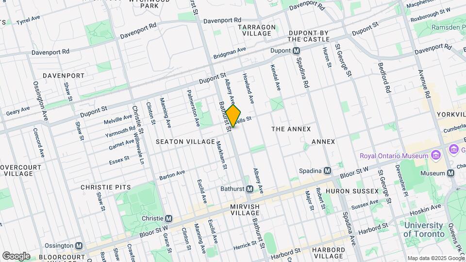 915 Bathurst St Map and Location Details