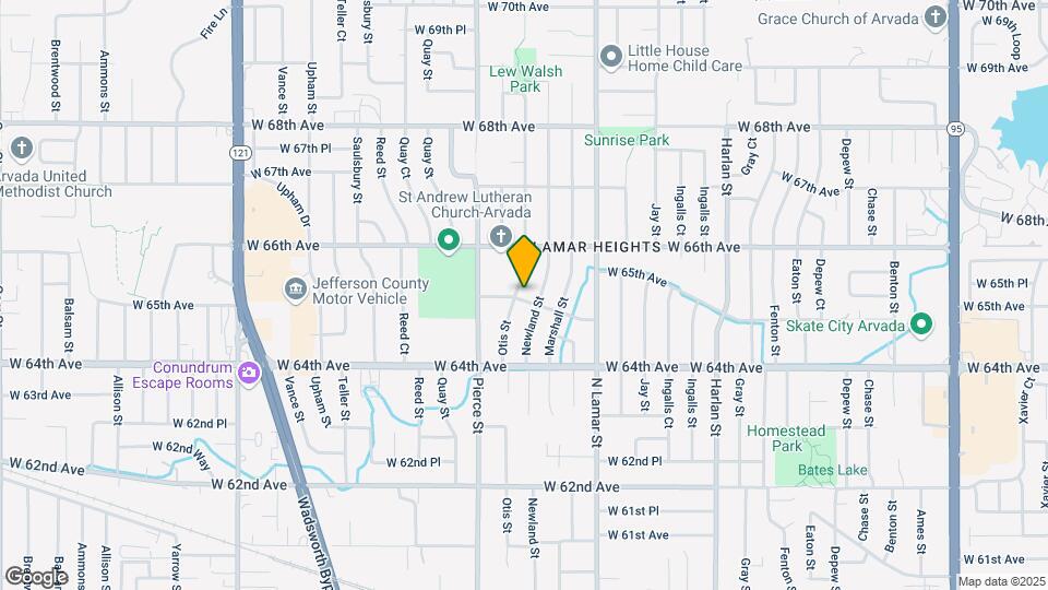 6655 W 65th Ave Map and Location Details