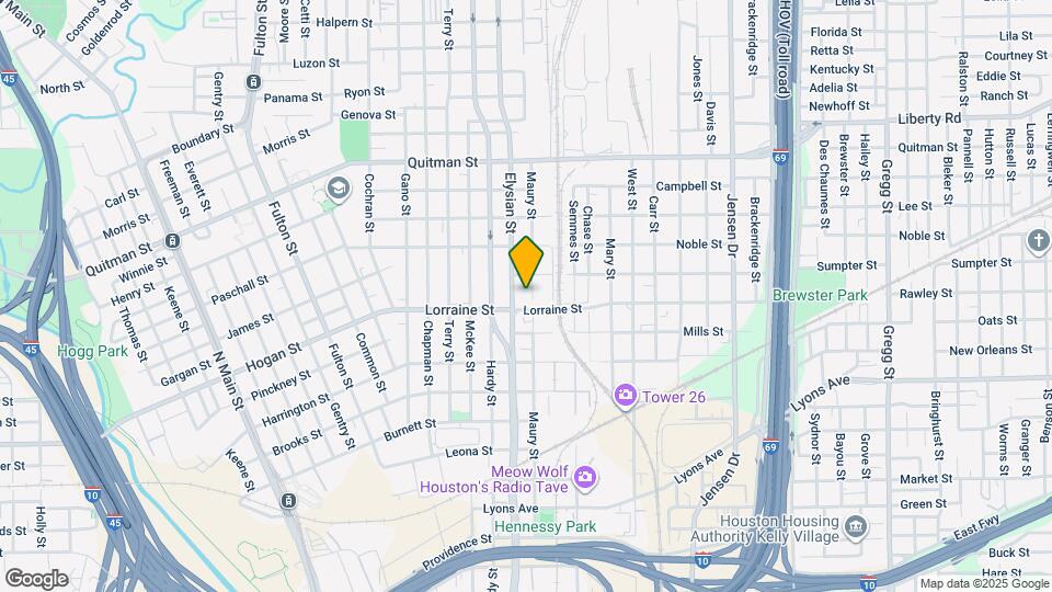 1909 Maury St Map and Location Details