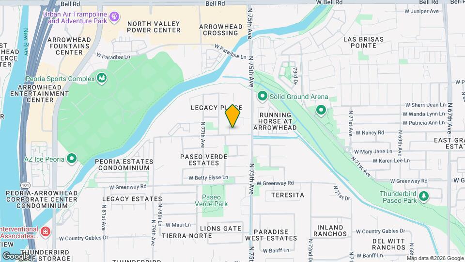 7578 W Tierra Buena Ln Map and Location Details