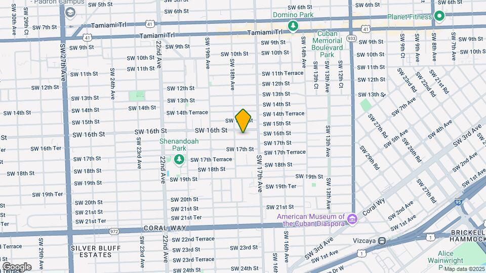 1765 SW 16th Ter Map and Location Details