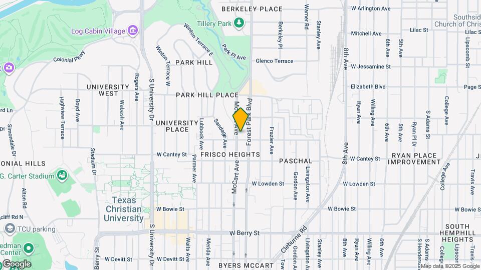2635 McCart Ave Mapa y Detalles de la Ubicación