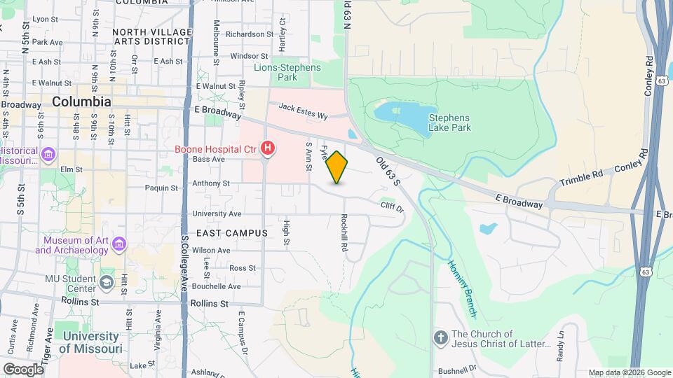 1721 Cliff Dr Map and Location Details