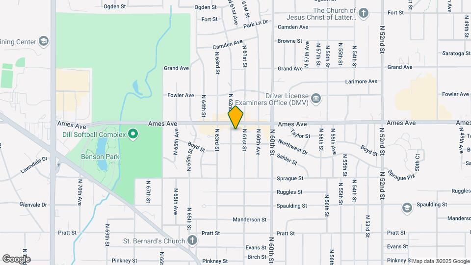 4415 N 62nd St Map and Location Details