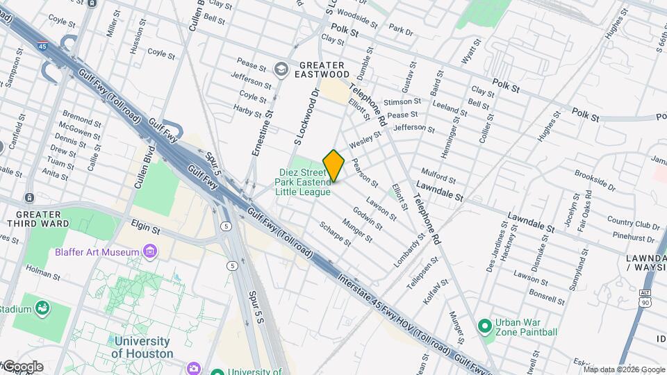 1403 Godwin St Map and Location Details