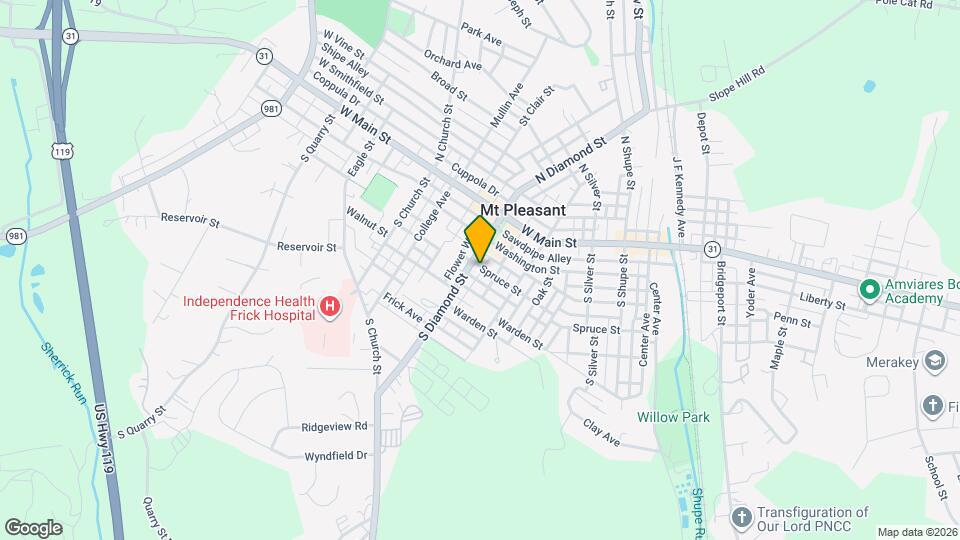 427 Spruce St, Unit 1 Mapa y Detalles de la Ubicación