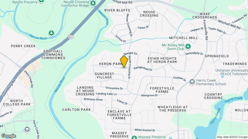 3200 Daingerfield Dr Map and Location Details