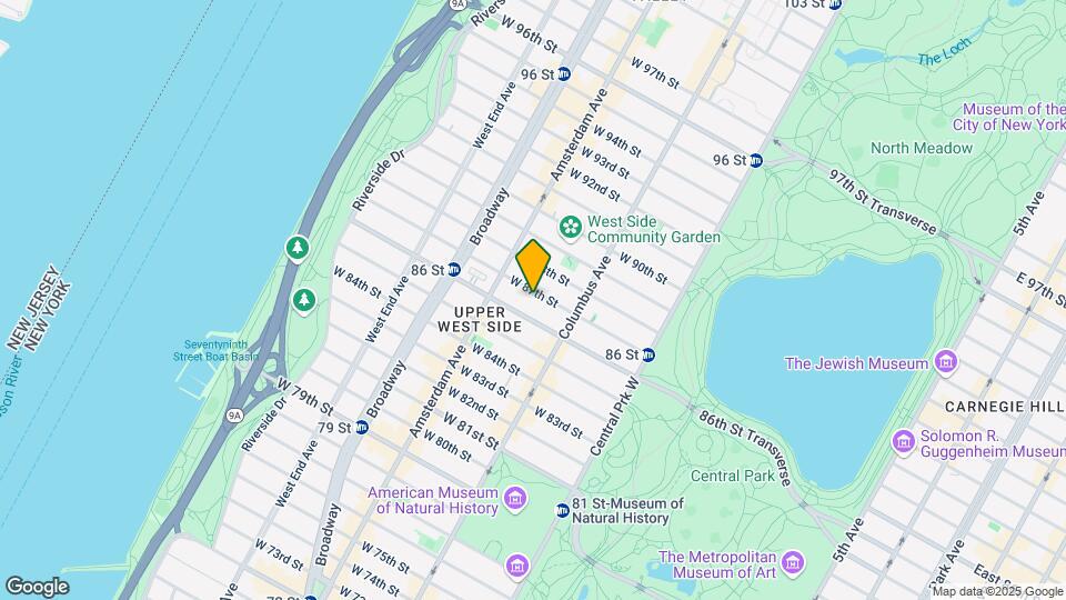 142 W 87th St Map and Location Details