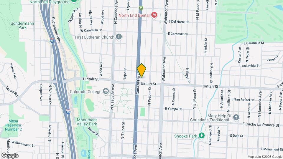 1215 N Nevada Ave Map and Location Details