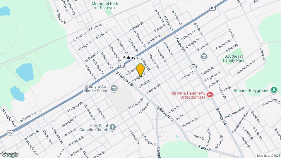 126-128 E Maple St Mapa y Detalles de la Ubicación