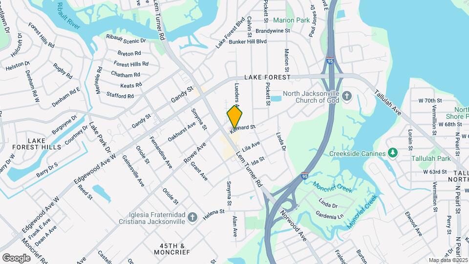 1268 Kennard St Map and Location Details
