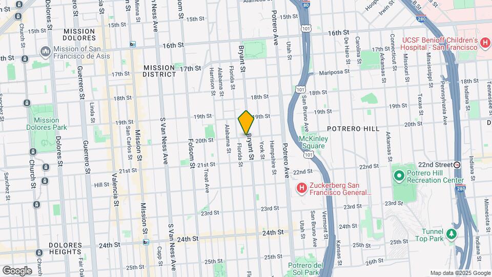 2921 20th St Map and Location Details