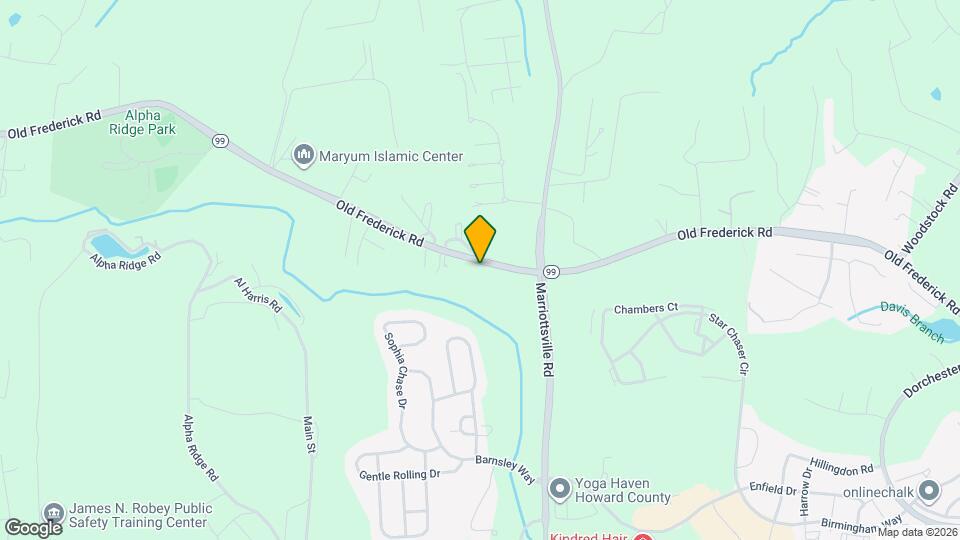 11245 Old Frederick Rd Map and Location Details