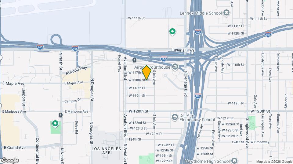 5430 W 118th St, Unit B Map and Location Details