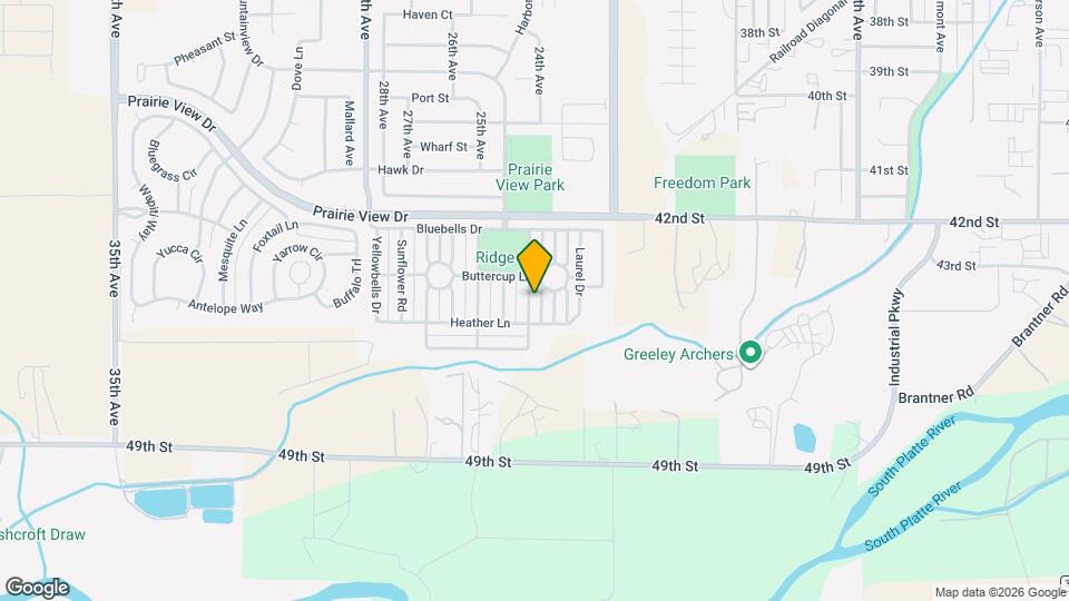 4316 Paintbrush Dr Map and Location Details