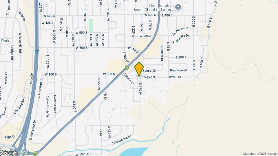828 S 170 W Map and Location Details