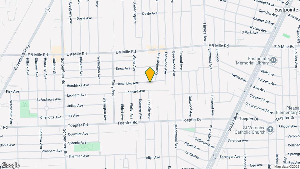 14406 Hendricks Ave Map and Location Details