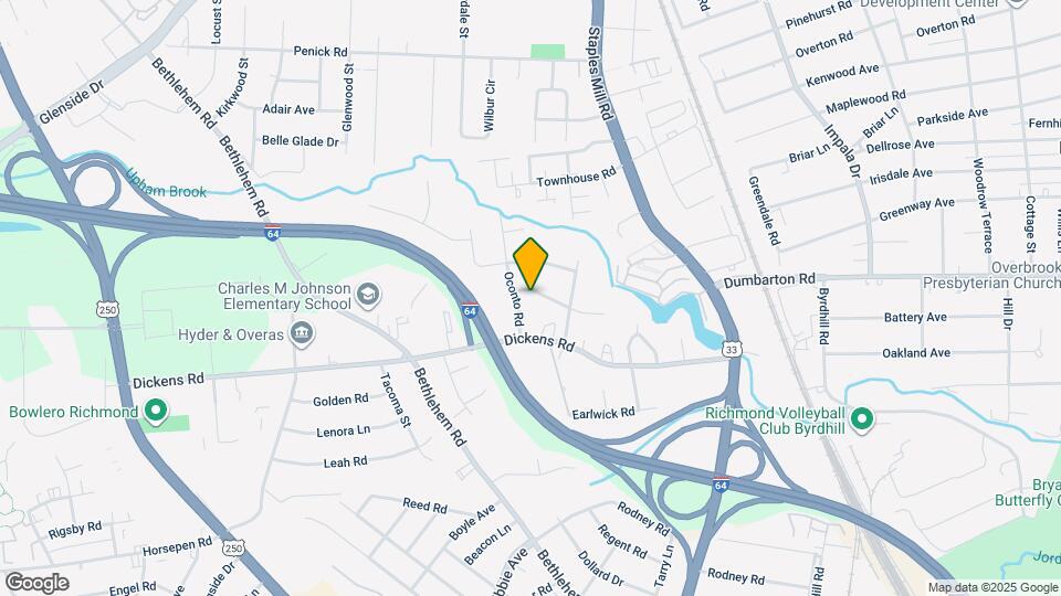 5411 Windingbrook Rd Map and Location Details