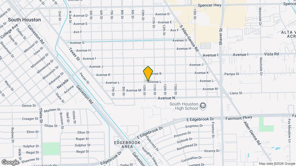 1006 Avenue L Map and Location Details