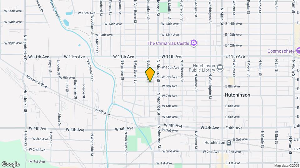 520 W 8th Ave Map and Location Details