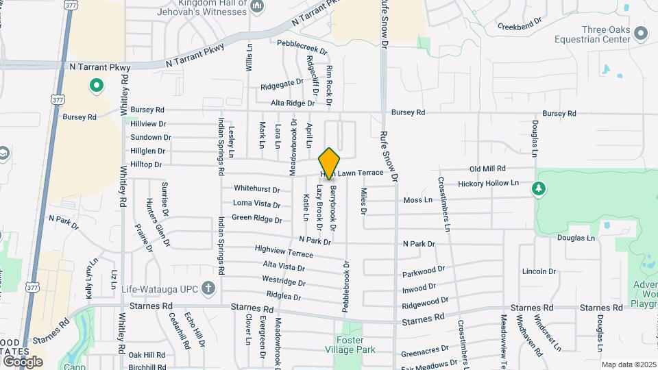 8033 Berrybrook Dr Map and Location Details