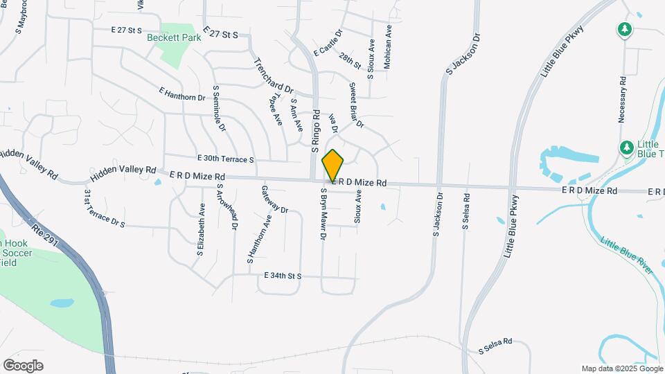 19204 E 31st Terrace Map and Location Details