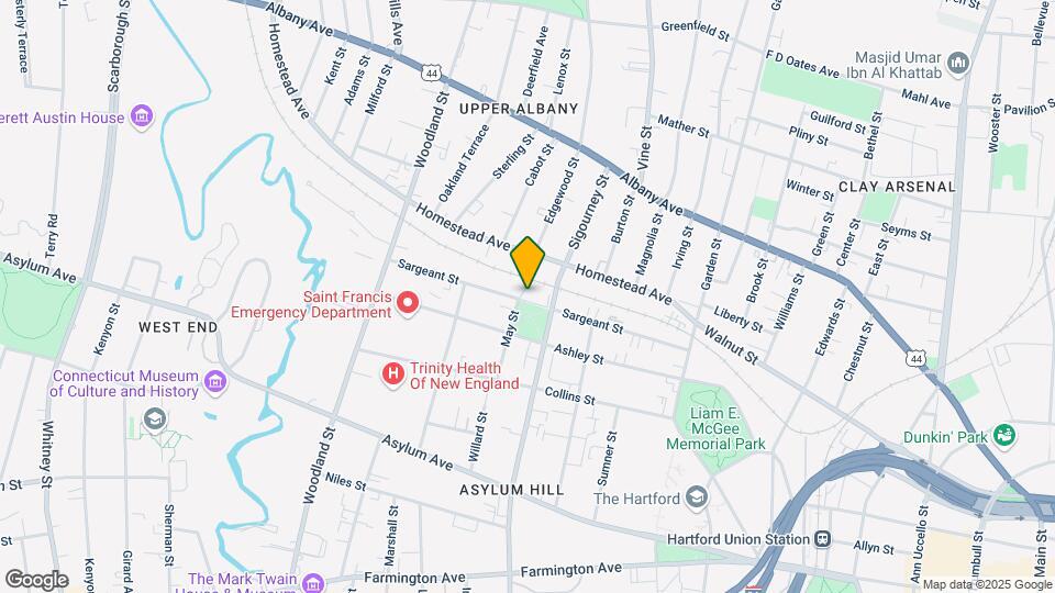 176 Sargeant St, Unit 1 Map and Location Details