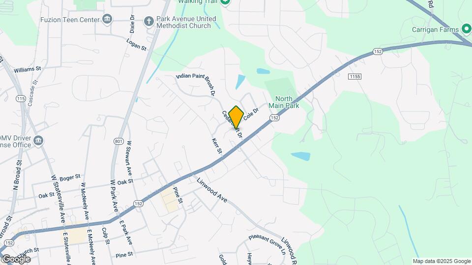 124 Cedarcroft Dr Map and Location Details