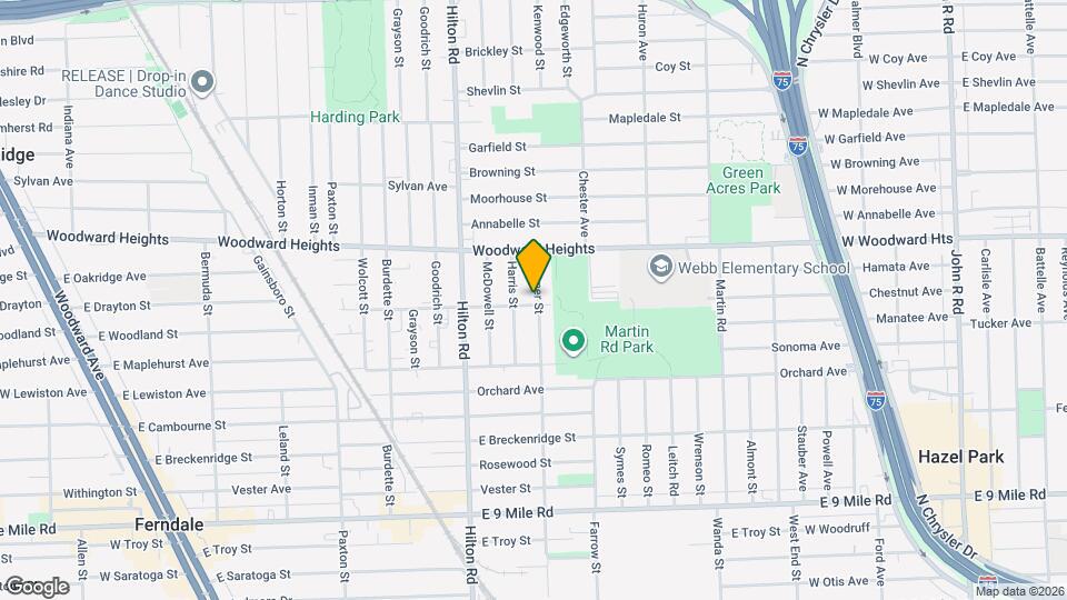 2505 Bonner St Map and Location Details
