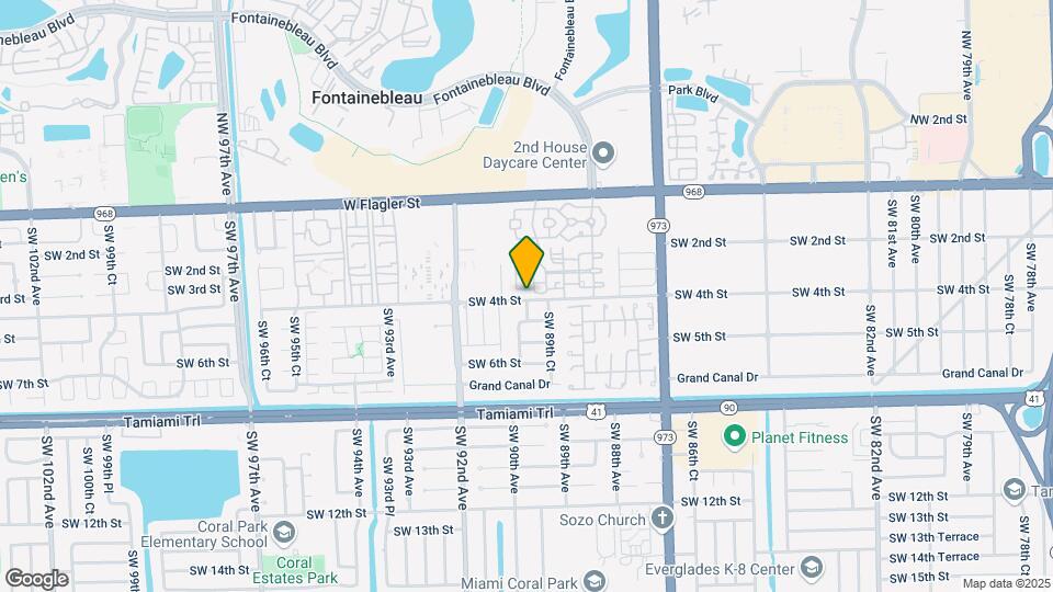 8986 W Flagler St Map and Location Details