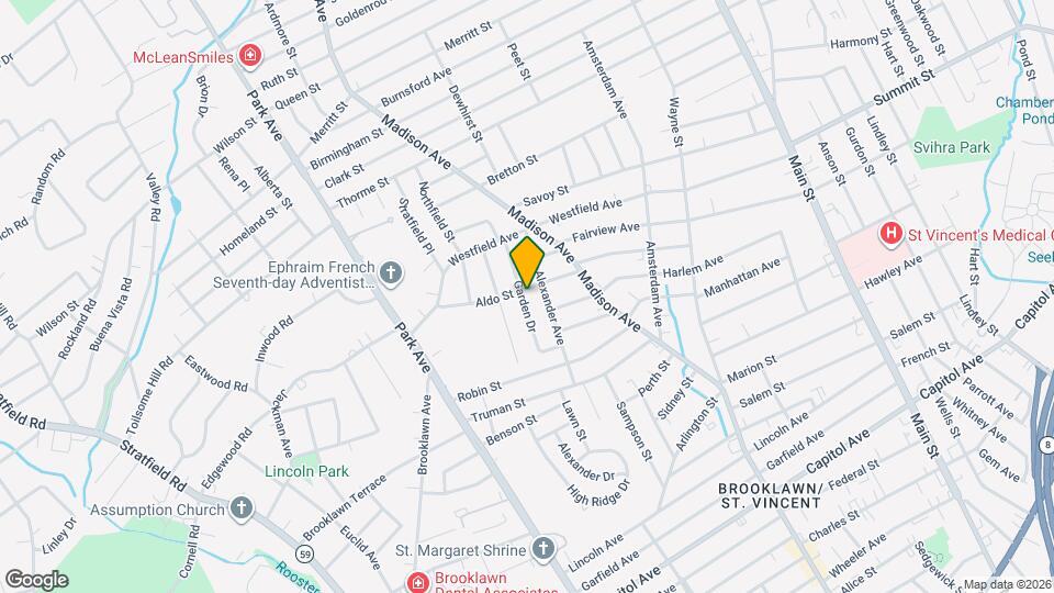 156 Garden Dr Map and Location Details