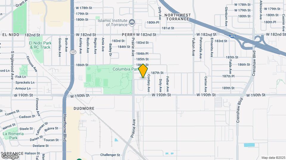 18816 Gerkin Ave Mapa y Detalles de la Ubicación