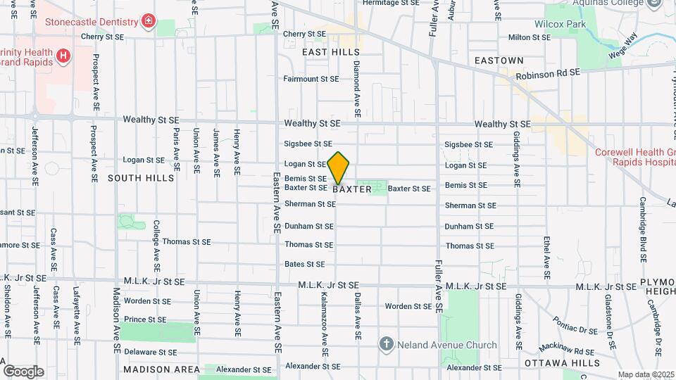 928 Baxter St SE Map and Location Details