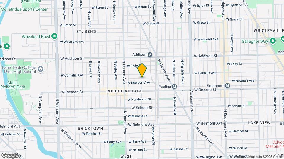 3445 N Wolcott Ave, Unit 3453-3449-3 Mapa y Detalles de la Ubicación