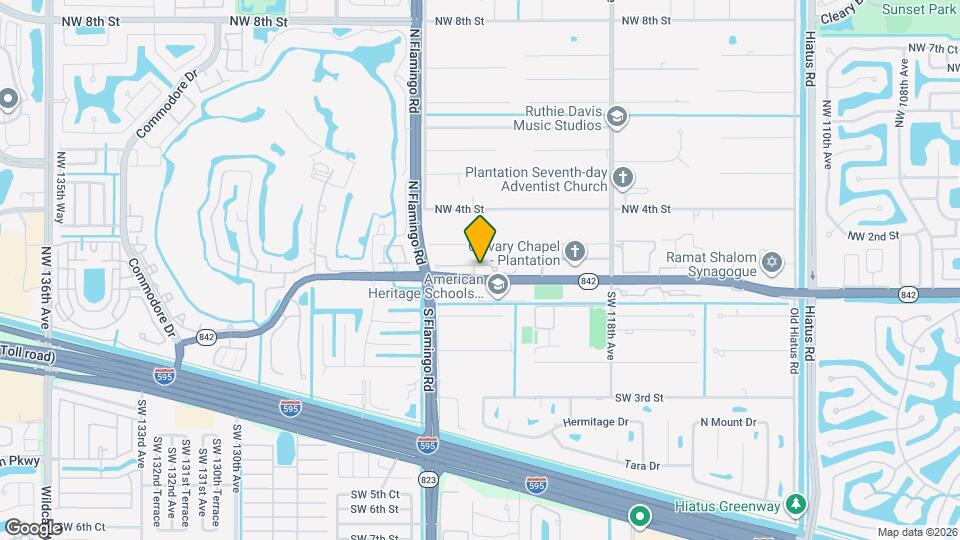 12248 NW 1st St Map and Location Details
