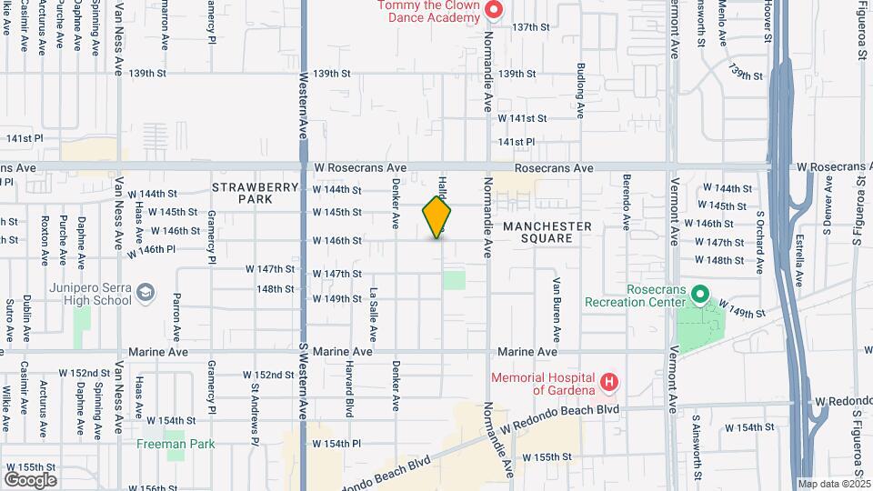 1504 W 146th St Mapa y Detalles de la Ubicación