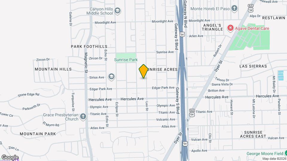 8419 Leo St Map and Location Details