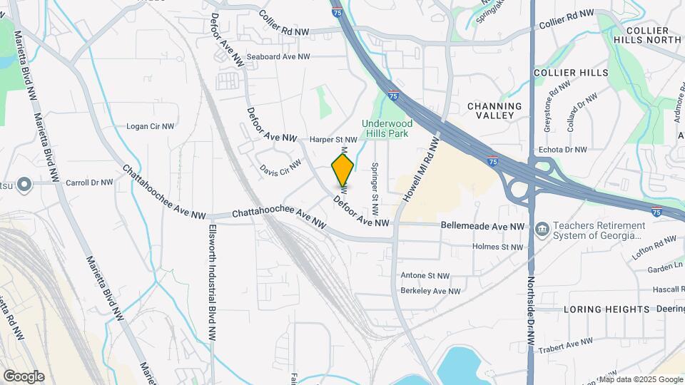 1720 Marvin St NW Map and Location Details