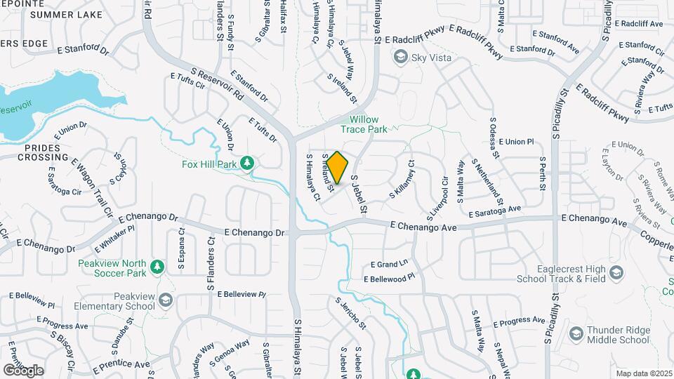 4846 S Ireland St Map and Location Details