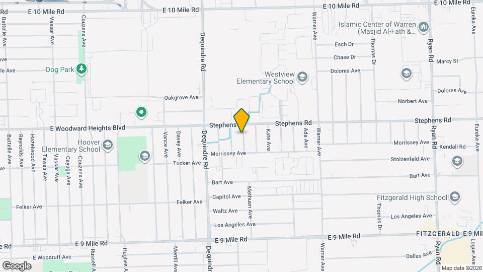 23911 Methuen Ave Map and Location Details
