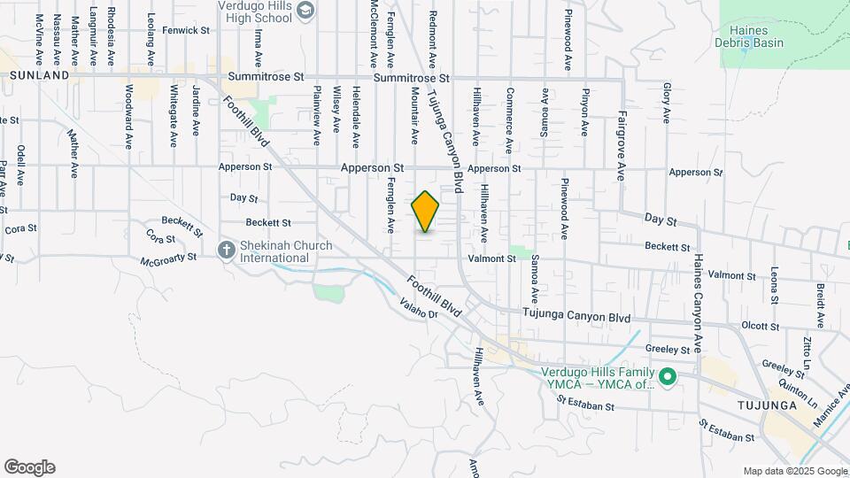 10124 Mountair Ave Map and Location Details