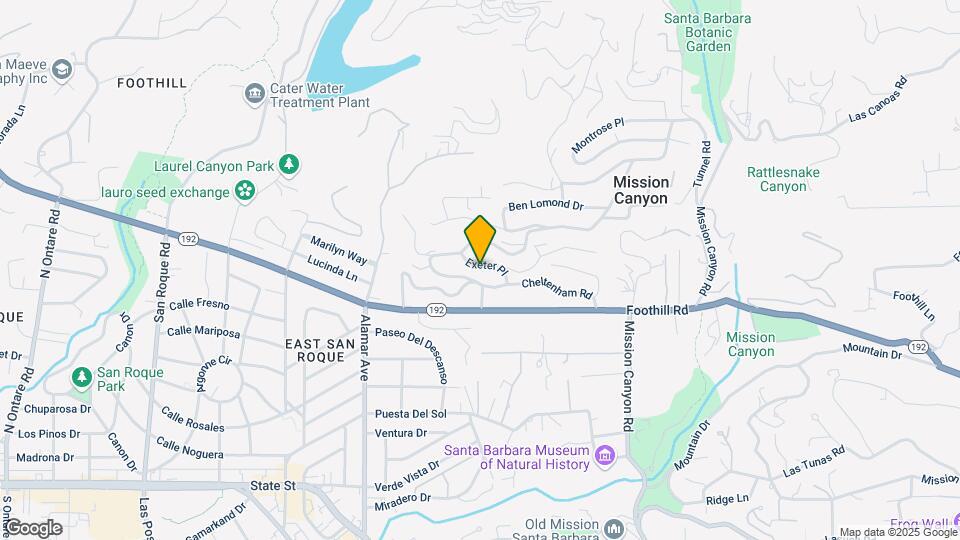 2879 Exeter Pl, Unit Private Garden Map and Location Details