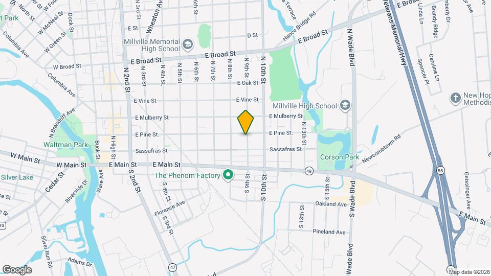 112 N 9th St Mapa y Detalles de la Ubicación