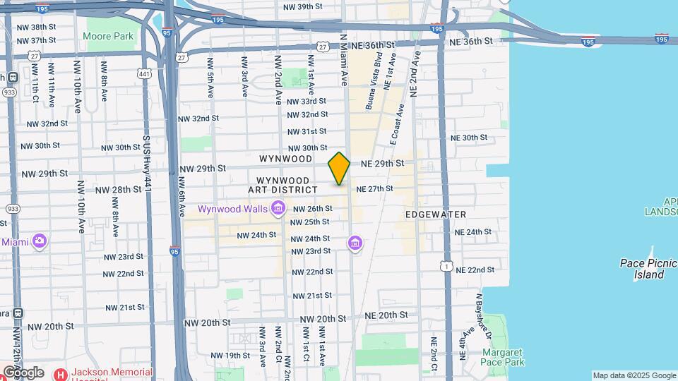 23 NW 27th St, Unit S2 Map and Location Details