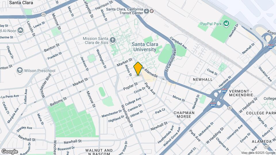 740 Locust St Map and Location Details