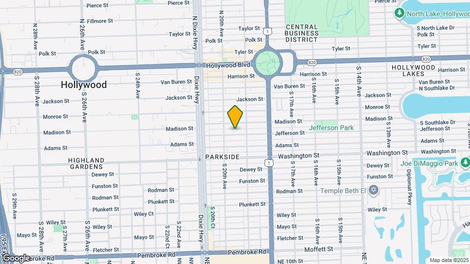 1931 Jefferson St Map and Location Details