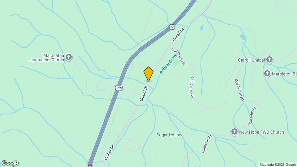 5014 Unicoi Dr Map and Location Details